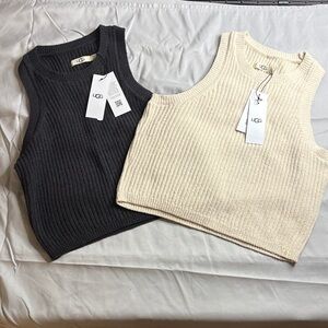 UGG Women's Elania Tank— Black & Cream
